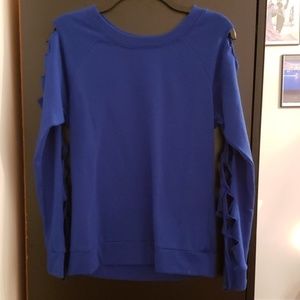 VENUS Cut Out Sleeve Sweatshirt